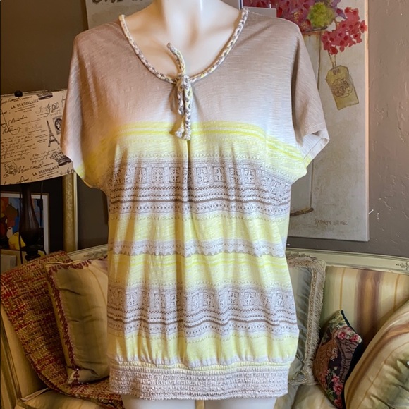 Lucky Brand Tops - 4/$20 Lucky Brand Boho Top Blouse Medium